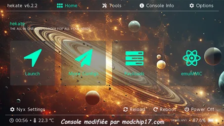 Comment démarrer votre console modifiée hekate