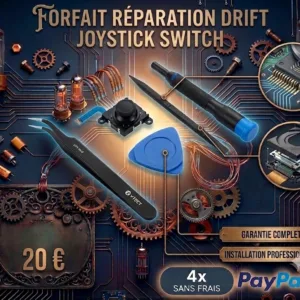 Forfait réparation drift joystick Nintendo Switch installation professionnelle 20€