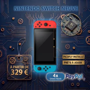 Console Nintendo Switch neuve modifiée puce Picofly prête à jouer