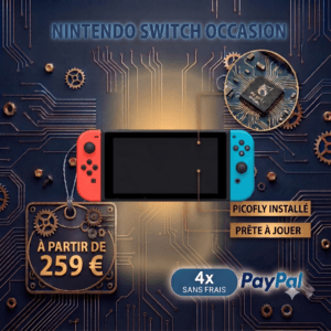 Console Nintendo Switch d'occasion modifiée puce Picofly prête à jouer