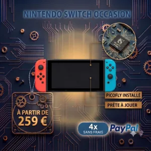 Console Nintendo Switch d'occasion modifiée puce Picofly prête à jouer