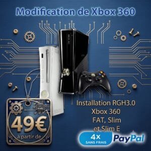 Installation du Glitch RGH 3.0 sur console Xbox 360 Slim et E